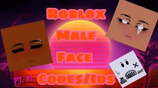 Roblox Male Face CodesIds 3 [upl. by Troy]