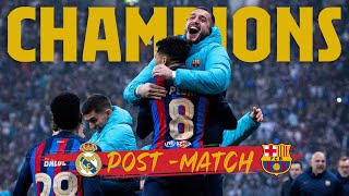 🔴 LIVESTREAM SPANISH SUPERCUP CHAMPIONS POSTMATCH ANALYSIS I REAL MADRID  BARÇA [upl. by Anaigroeg]