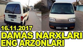 DAMAS AVTO NARXLARI 16112017  MASHINA NARXLARI 2017 MOSHINA BOZORI [upl. by Odraccir]