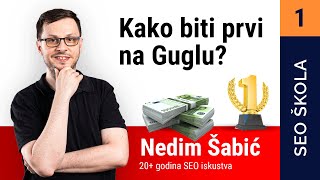 Šta je SEO kako biti prvi na Googleu i zaraditi  SEO KURS 133 [upl. by Roslyn]