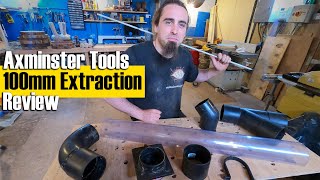 Review Of The Axminster Tools 100mm Dust Extraction Kit From A Blind Persons Perspective [upl. by Sheryl]