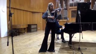 Zornitsa Ilarionova  violin ADvorak  Mazurek in E minor Op49 [upl. by Grata160]