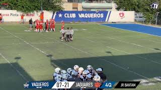 MFL W7  Vaqueros vs Jaguares  Peewee Plata [upl. by Arella209]