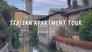 AVIANO AIR BASE OFF BASE HOUSING  AVIANO ITALY APARTMENT TOUR  ITALIAN APARTMENT TOUR [upl. by Iaw696]