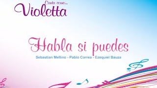 Violetta Habla Si Puedes en Karaoke  TKM [upl. by Misha]