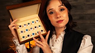 ASMR Glass Eye Salesman amp Eye Exam [upl. by Damita]