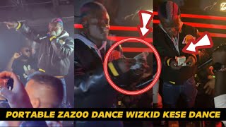 Portable Dancing to KESE by Wizkid as He Sprays Money in Canada as KING of Social Media [upl. by Cioban]