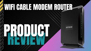 NETGEAR Nighthawk WiFi Cable Modem Router Review [upl. by Aiyekal]