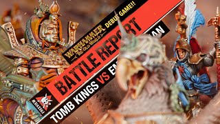 THE OLD WORLD Tomb Kings vs Empire of Man 2000 Points  Warhammer The Old World Battle Report [upl. by Noillimaxam302]