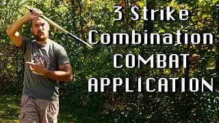 Pekiti Tirsia Kali  3 Strike Combination  How To Apply [upl. by Marcin]