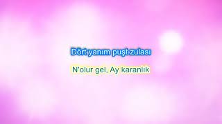 Karaoke Şiir  Ay Karanlık  Ahmed Arif [upl. by Aniryt36]