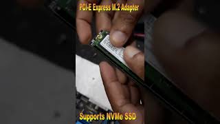 PCIE to M2 Adapter NVMe SSD M2 PCIE X1 [upl. by Curr51]