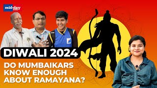 Diwali 2024 How much do Mumbaikars know about Ramayana Watch video [upl. by Lowe492]