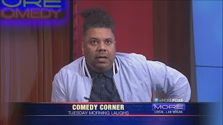 Comedian Orlando Leyba on MORE FOX5 [upl. by Ima323]