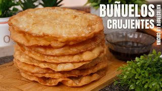 Buñuelos u hojuelas como hacer buñuelos crujientes y deliciosos con miel en casa te encantaran [upl. by Nelaf719]