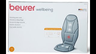 Unboxing  Beurer Wellbeing MG 155 Massage seat [upl. by Straub]