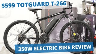 AMAZON TotGuard T266 350W ebike  Unboxing Assembly Test Ride amp Review Unlock Max Speed [upl. by Adgam]