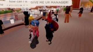 Cafe trolling 😂roblox [upl. by Lladnyk856]