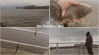 Sea fishing the Clwyd estuary at Rhyl [upl. by Constantina549]