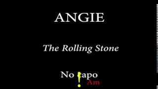 ANGIE  ROLLING STONES  Easy Chords and Lyrics [upl. by Margaretta]