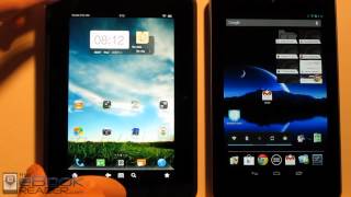 Kindle Fire HD vs Google Nexus 7 Comparison Review [upl. by Cleavland]