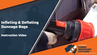 How to Inflate and Deflate Dunnage Bags Cargo Restraint Systems Pty Ltd [upl. by Bunny]