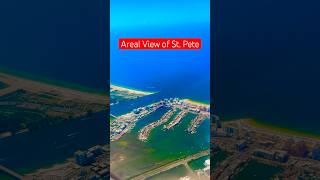 Areal View of beautiful St Pete  Tampa Bay [upl. by Riffle]