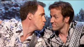 Rob Brydon and Ben Miller Kiss  QI Preview  BBC [upl. by Ennyroc469]