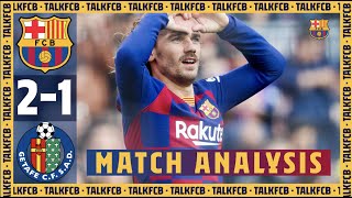 MATCH ANALYSIS by TalkFCB ▶ BARÇA 21 GETAFE [upl. by Katrinka523]