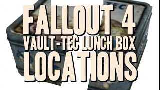 FALLOUT 4  VaultTec Lunch Box Locations 7  MISSION COMPLETE [upl. by Guthrey]