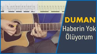 DUMAN  Haberin Yok Ölüyorum TABLI [upl. by Ekard]