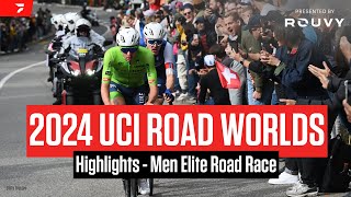 UCI Road World Championships 2024 Highlights  Men Elite Road Race [upl. by Esylle]