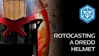 Propmaking Costuming Cosplay tutorial  Rotocasting a Dredd Helmet [upl. by Lorola]