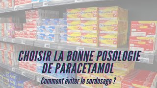 Comment savoir la bonne dose de paracétamol pour éviter un surdosage [upl. by Tu]