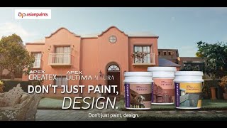 Unveiling Asian Paints Stunning Exterior Textures  Dont just paint design ​ Telugu  45s [upl. by Hewart406]