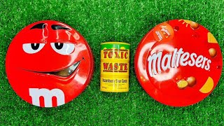 Satisfying Video I Unpacking and Mixing Rainbow Candy in Maltesers Boxes ASMR [upl. by Nolaj771]