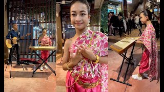 Nong Mefa playing Khim at Aqua Restaurant Kata Phuket [upl. by Audrey]