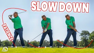 I STOPPED Rushing My Downswing With This Backswing Trick [upl. by Shanan]