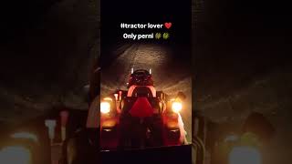 Night work 🌉Massey Ferguson tractortractor agriculture automobile vlog attitude shortvideo [upl. by Ytirev]