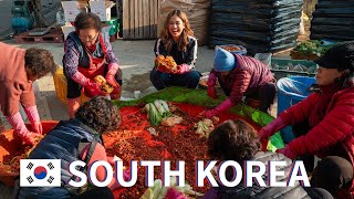 Making authentic Kimchi in a Korean village [upl. by Brandyn]