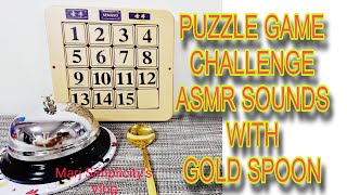 WELCOME BACK TO ANOTHER PUZZLE GAME CHALLENGE ASMR SOUNDS SATISFYING SPOON TRENDING [upl. by Dorman621]