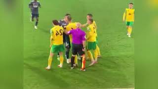 Norwich and Arsenal Players Fight  Norwich vs Arsenal 05 [upl. by Maure641]