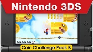 Nintendo 3DS  New Super Mario Bros 2 Gold Mushroom Pack Trailer [upl. by Llerrom928]