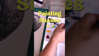 slithering through pt 1 drawing snakes paintingtutorial realisticart snakevideo [upl. by Hayyikaz290]