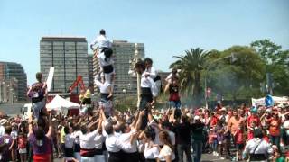 XXV Trobada dEscoles en Valencià  Muixeranga de València  Sénia doble  2012 [upl. by Dygal]