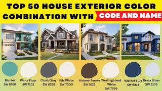 50 Sherwin Williams Exterior Paint Colors That Will Make Your House POP [upl. by Llyrpa]