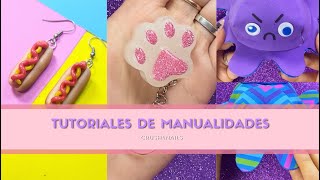 Compilacion de tutoriales de manualidades con distintas tecnicas [upl. by Eihs]