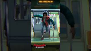 SpiderMan Into The SpiderVerse Train Chase MOVIE SHORTS [upl. by Airda10]