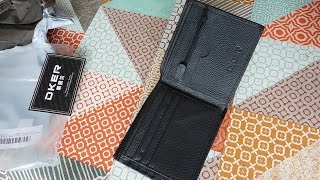 Review Of Genuine Leather RFID AntiTheft Wallet [upl. by Wymore]