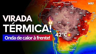 130824 ABRUPTA ONDA DE CALOR PROVOCARÁ UMA GRANDE VIRADA TÉRMICA COM MAIS DE 40ºC [upl. by Nwahsor63]